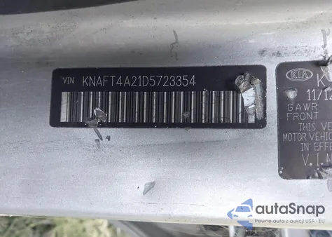 2013 Kia Forte Lx from USA, damaged, VIN KNAFT4A21D5723354